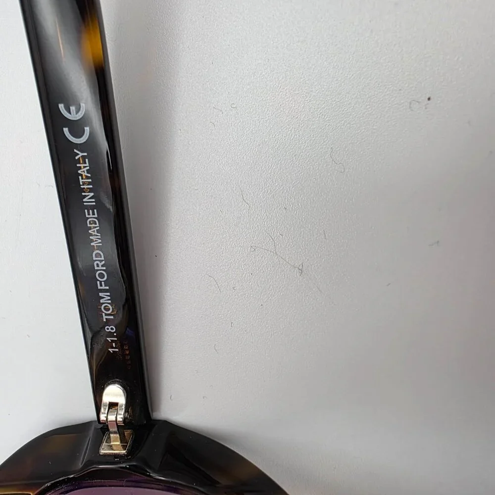 Tom Ford Bianca Brown Oversized Sunglasses with Case - Picture 4 of 13